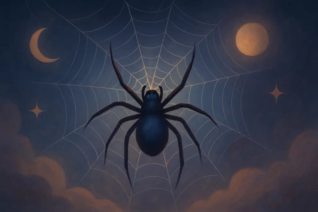 Dream illustration: Spiders and webs