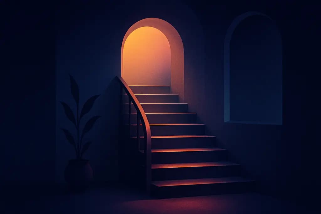 Dream illustration: Staircase