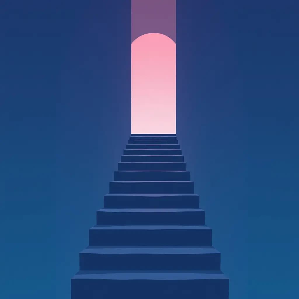 Dream illustration: Stairs leading to nowhere