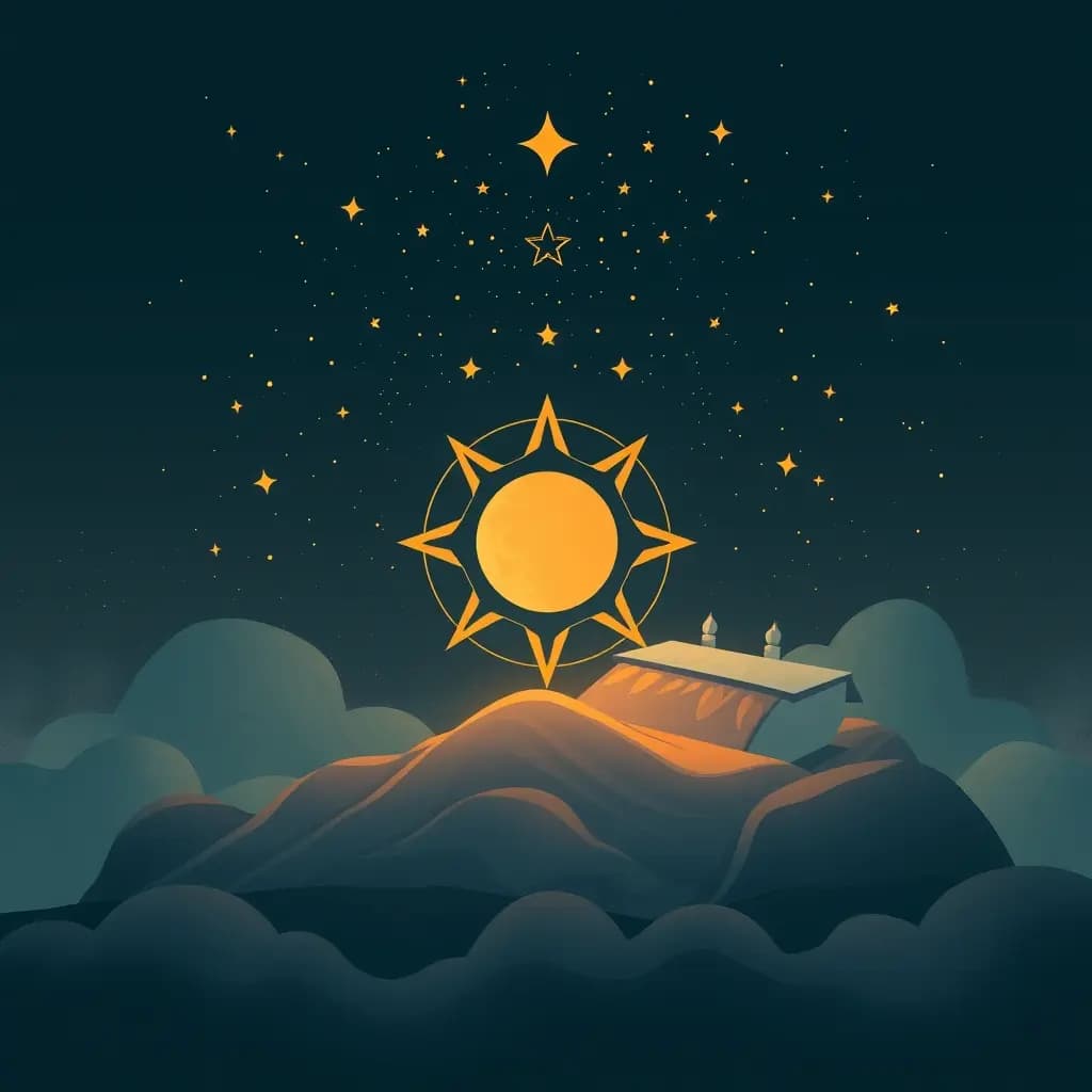 Dream illustration: Star mansion guides you