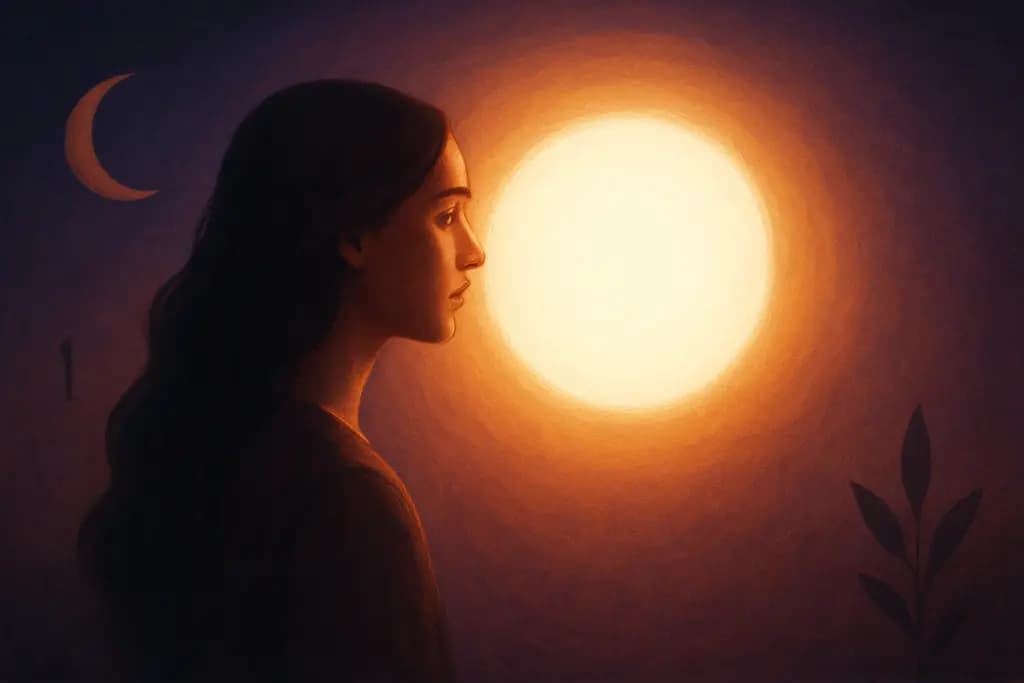 Dream illustration: staring into a white void in my dream