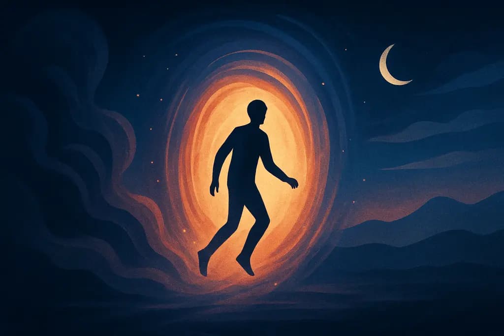 Dream illustration: Sudden teleportation or instant travel