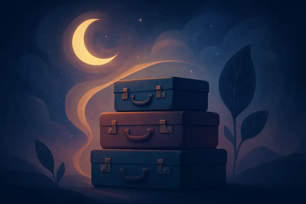 Dream illustration: Suitcases