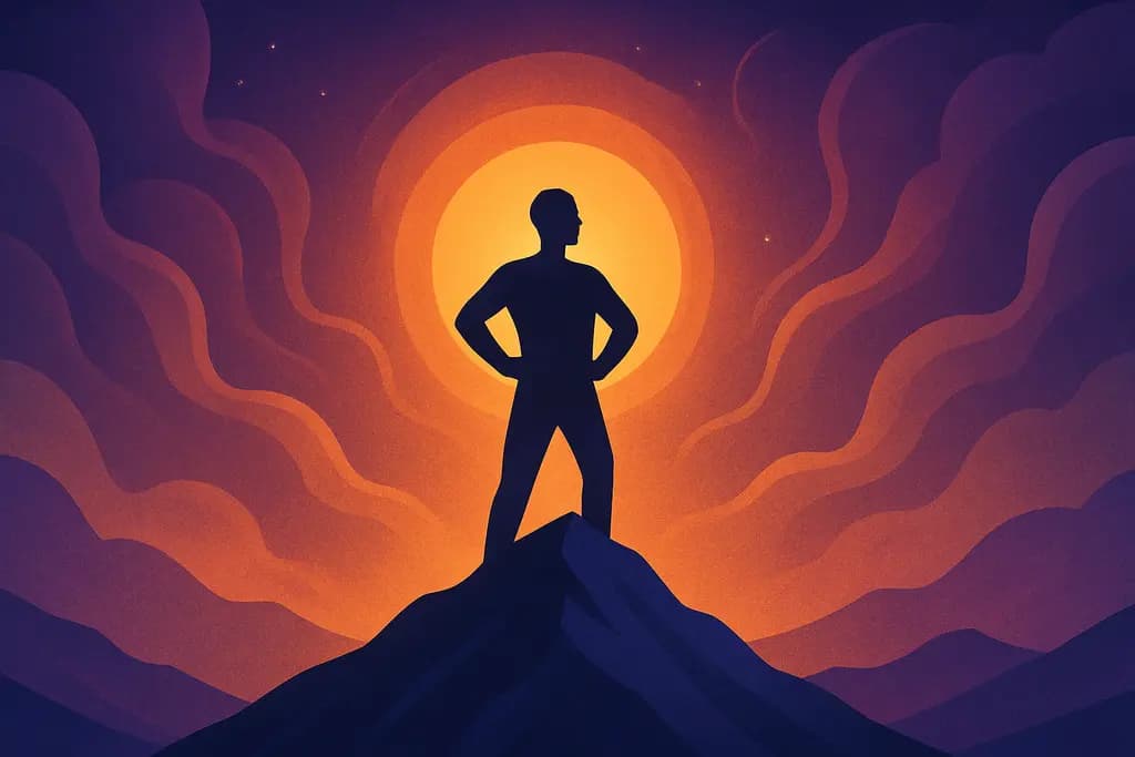 Dream illustration: Surging confidence