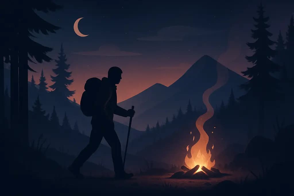 Dream illustration: survival in the wilderness dream meaning