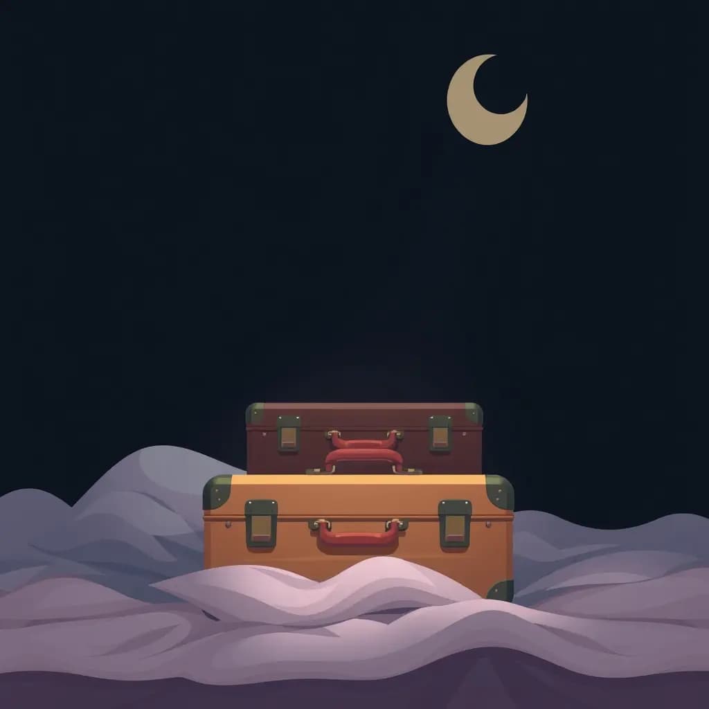 Dream illustration: Swapped Suitcase