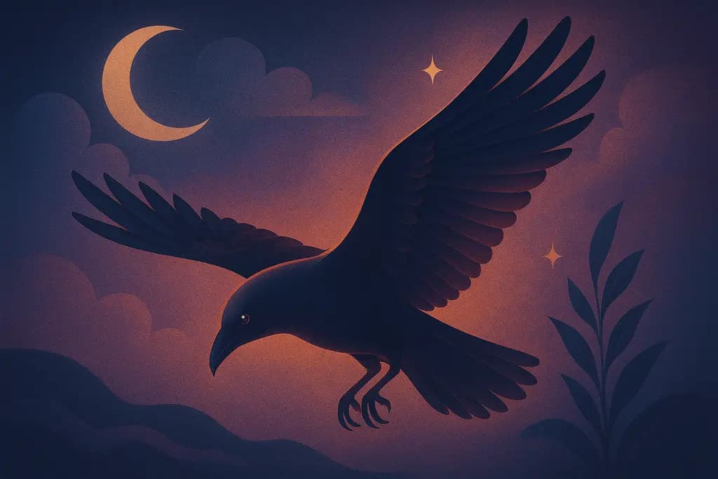 Dream illustration: Swooping bird