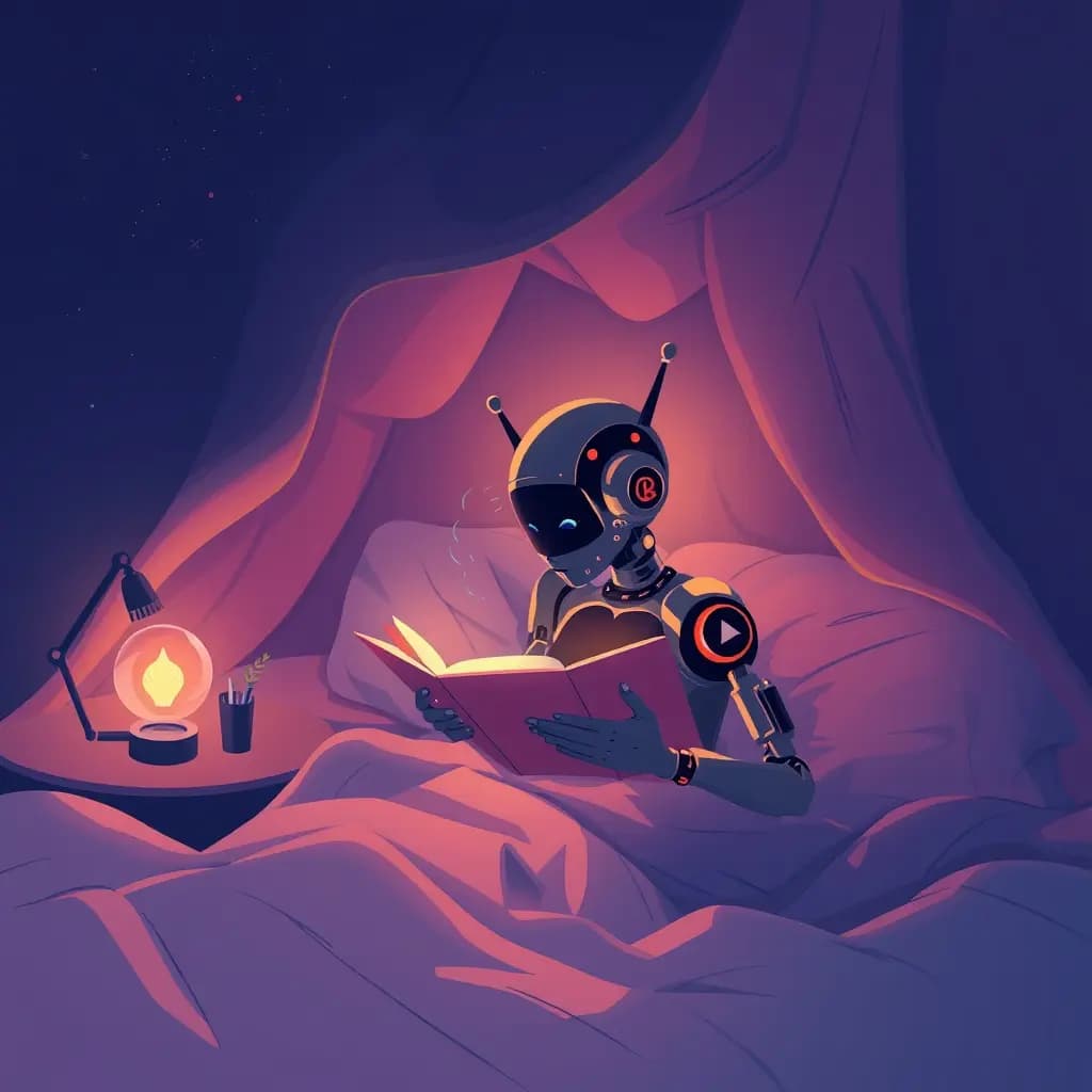 Dream illustration: Synthetic voice reads diary
