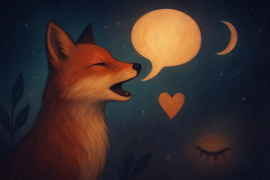 Dream illustration: Talking animal