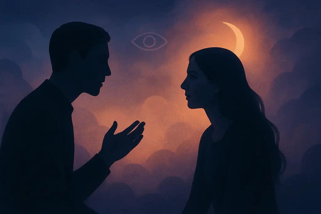 Dream illustration: Talking to a Stranger