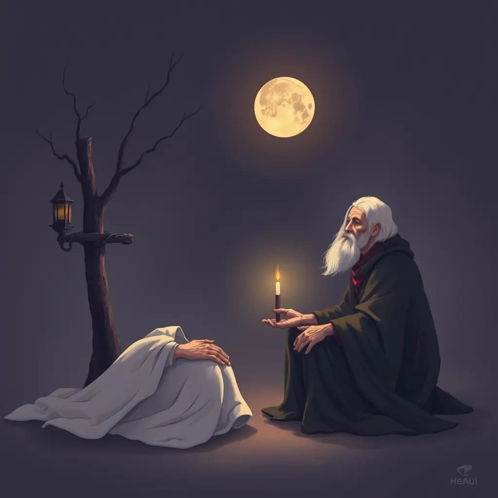 Dream illustration: Talking to deceased ancestor