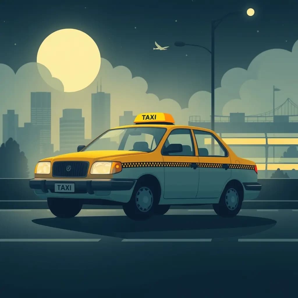 Dream illustration: Taxi drops you nowhere