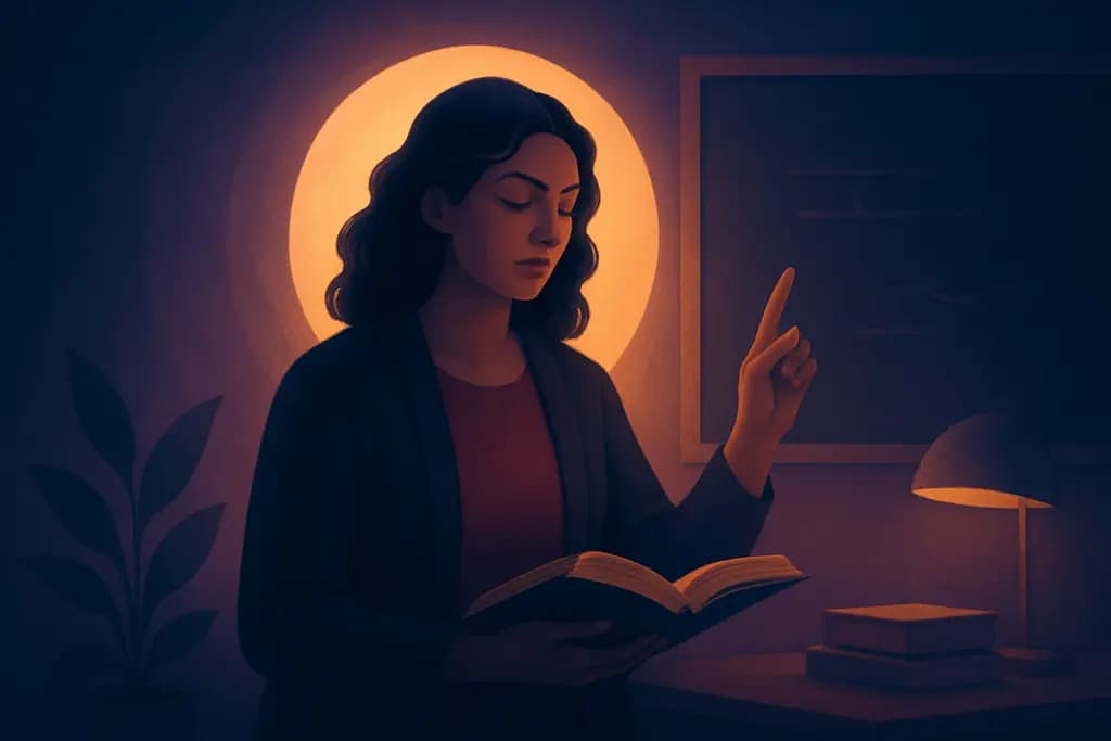 Dream illustration: Teacher