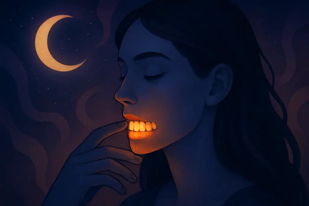 Dream illustration: Teeth changing color