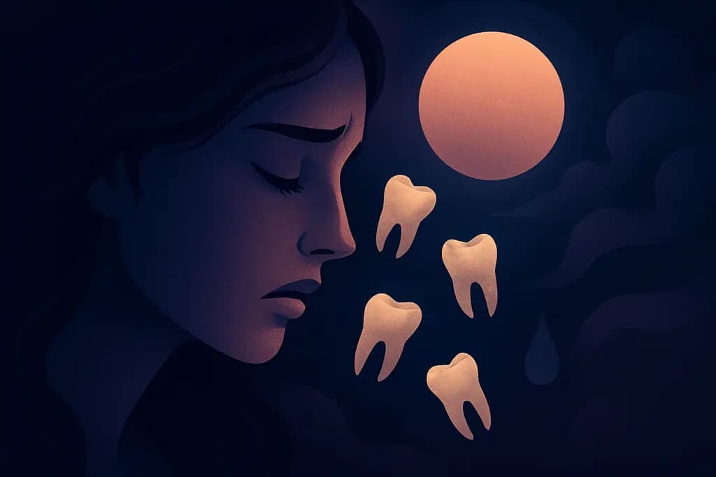 Dream illustration: Teeth Falling Out