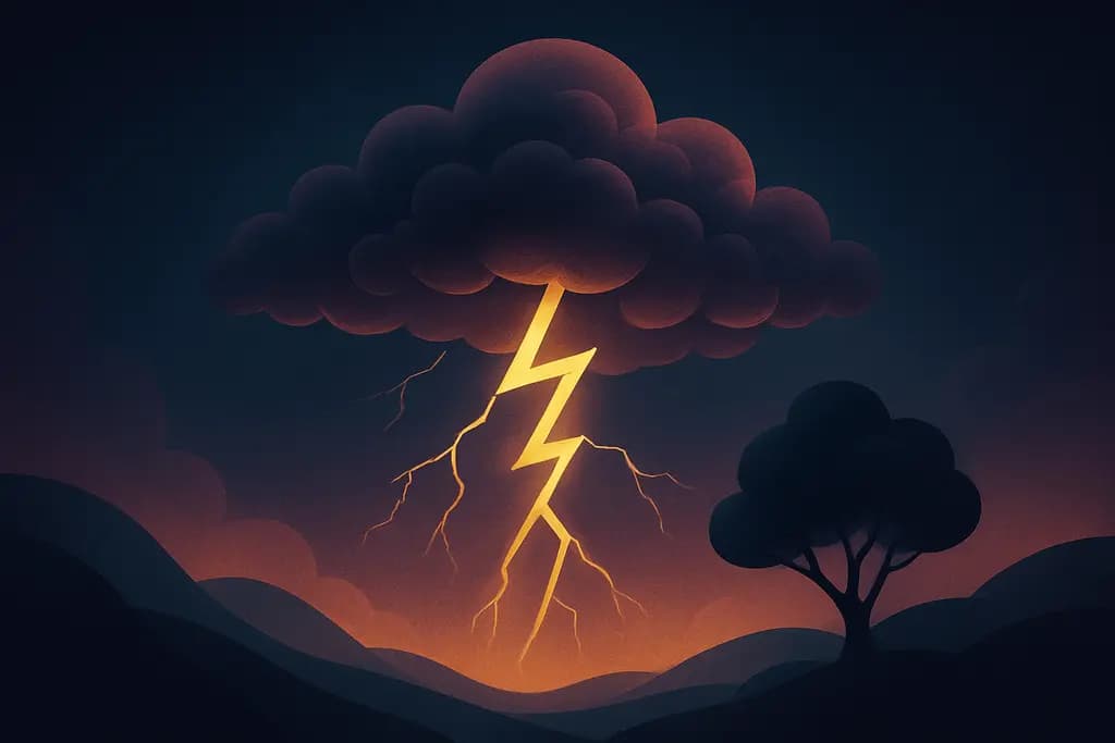 Dream illustration: Thunder with no rain