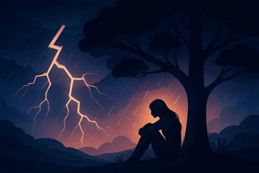 Dream illustration: Thunderstorm