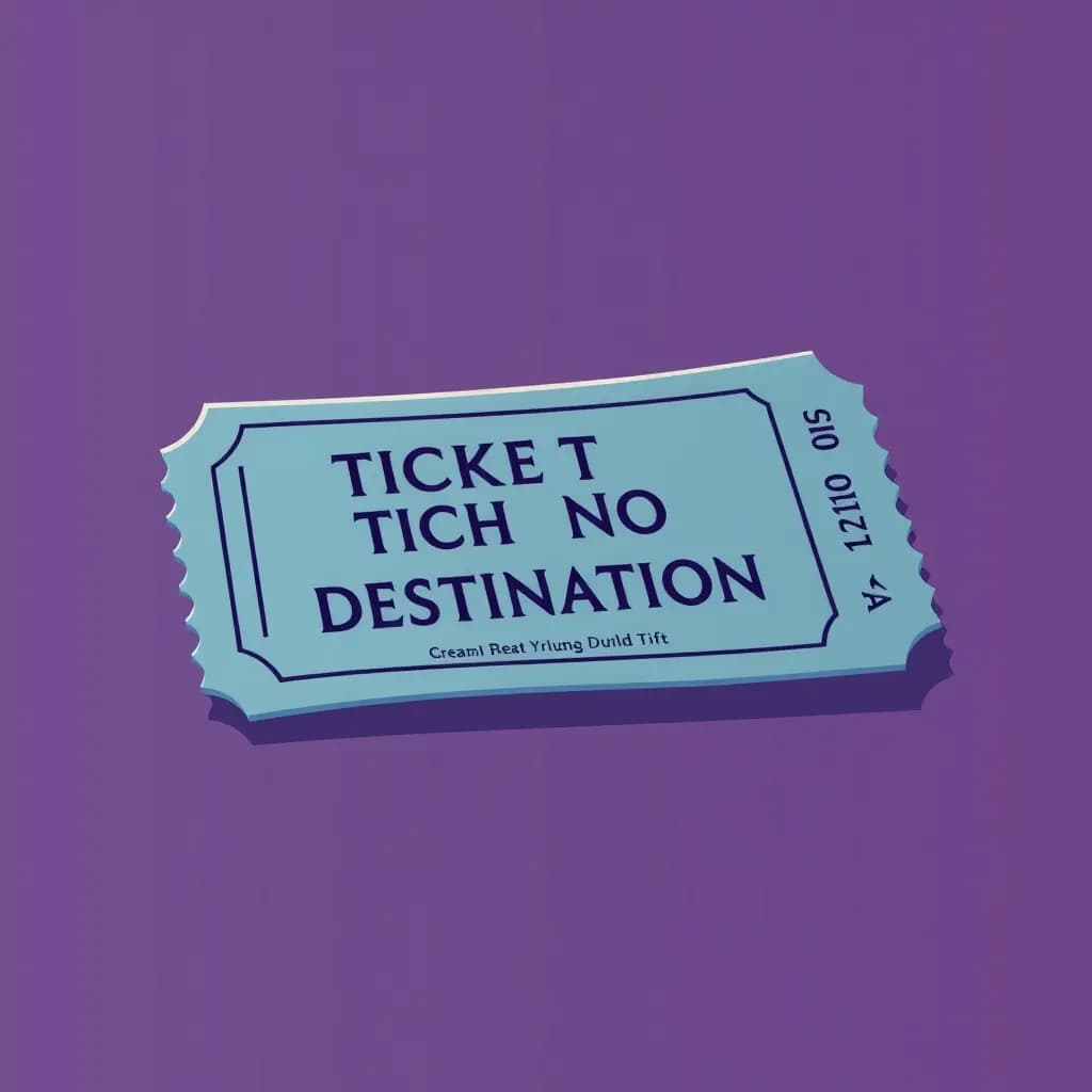 Dream illustration: Ticket With No Destination