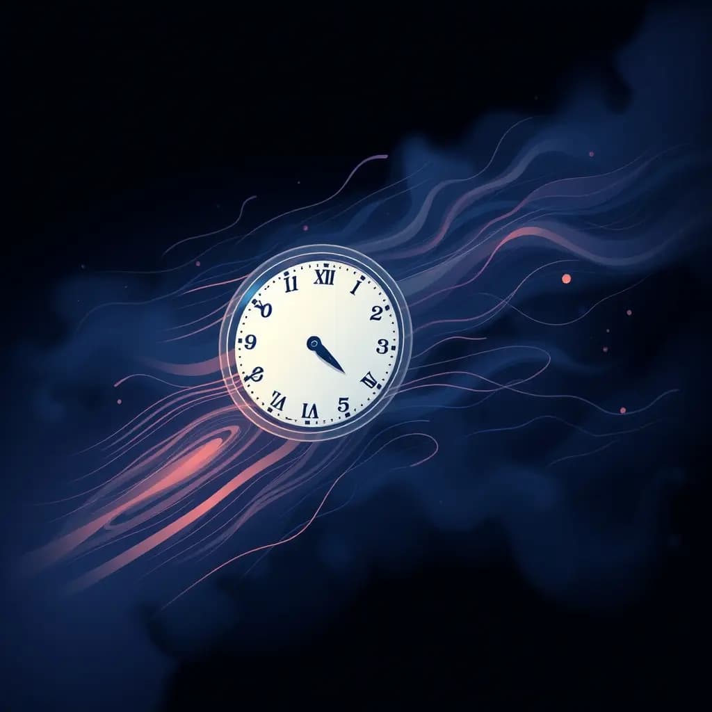 Dream illustration: Time rushing past you