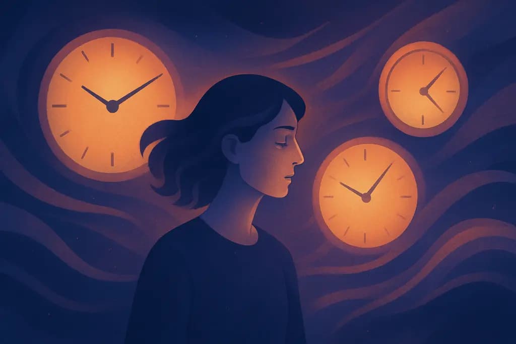 Dream illustration: Time suddenly speeding up
