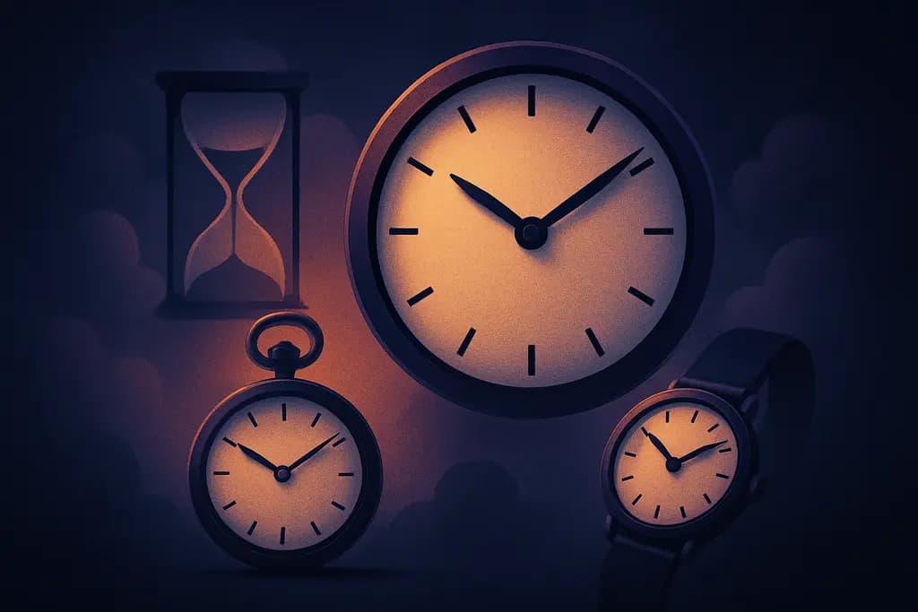 Dream illustration: Timepieces