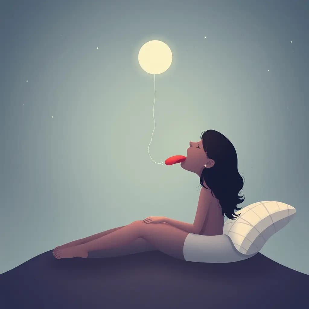 Dream illustration: Tongue too big to speak