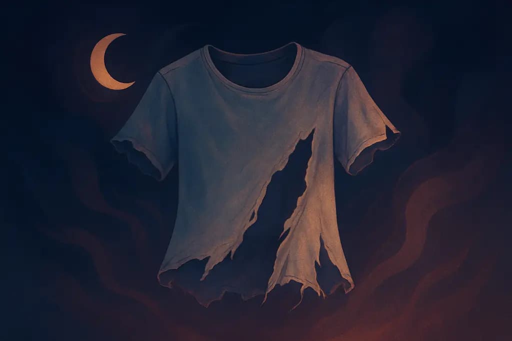 Dream illustration: Torn Clothes