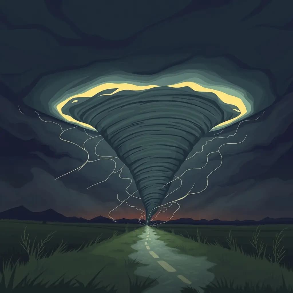 Dream illustration: Tornado approaching fast