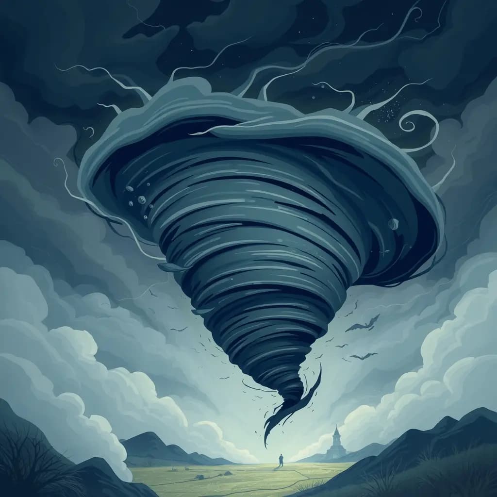 Dream illustration: Tornado or whirlwind