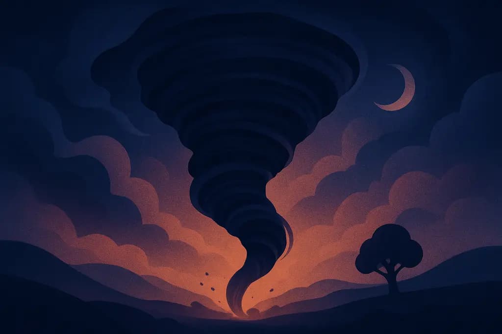 Dream illustration: Tornado