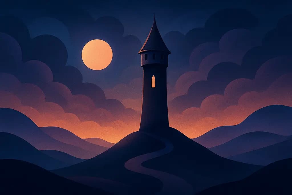 Dream illustration: Towers