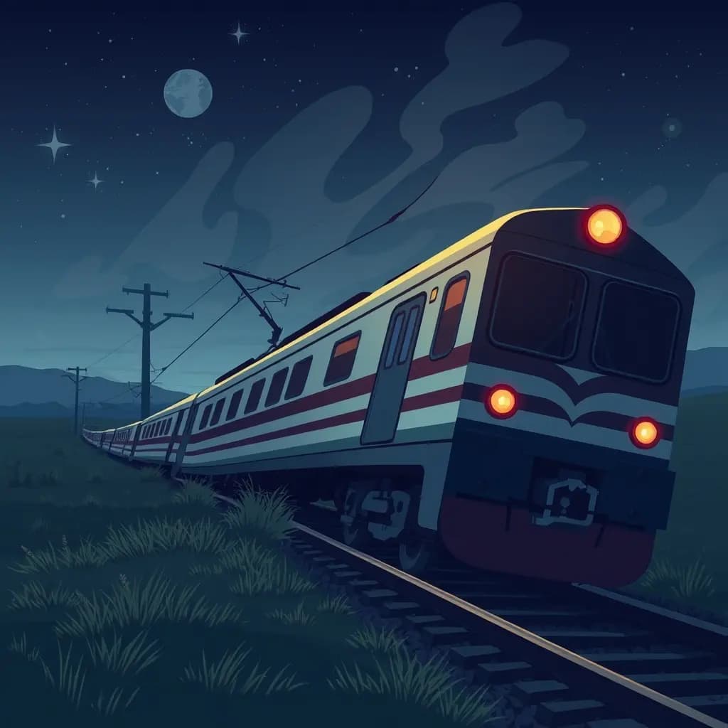 Dream illustration: Train derails