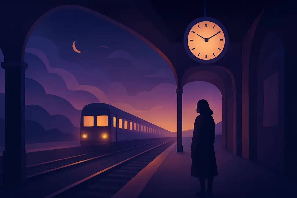 Dream illustration: Train Station