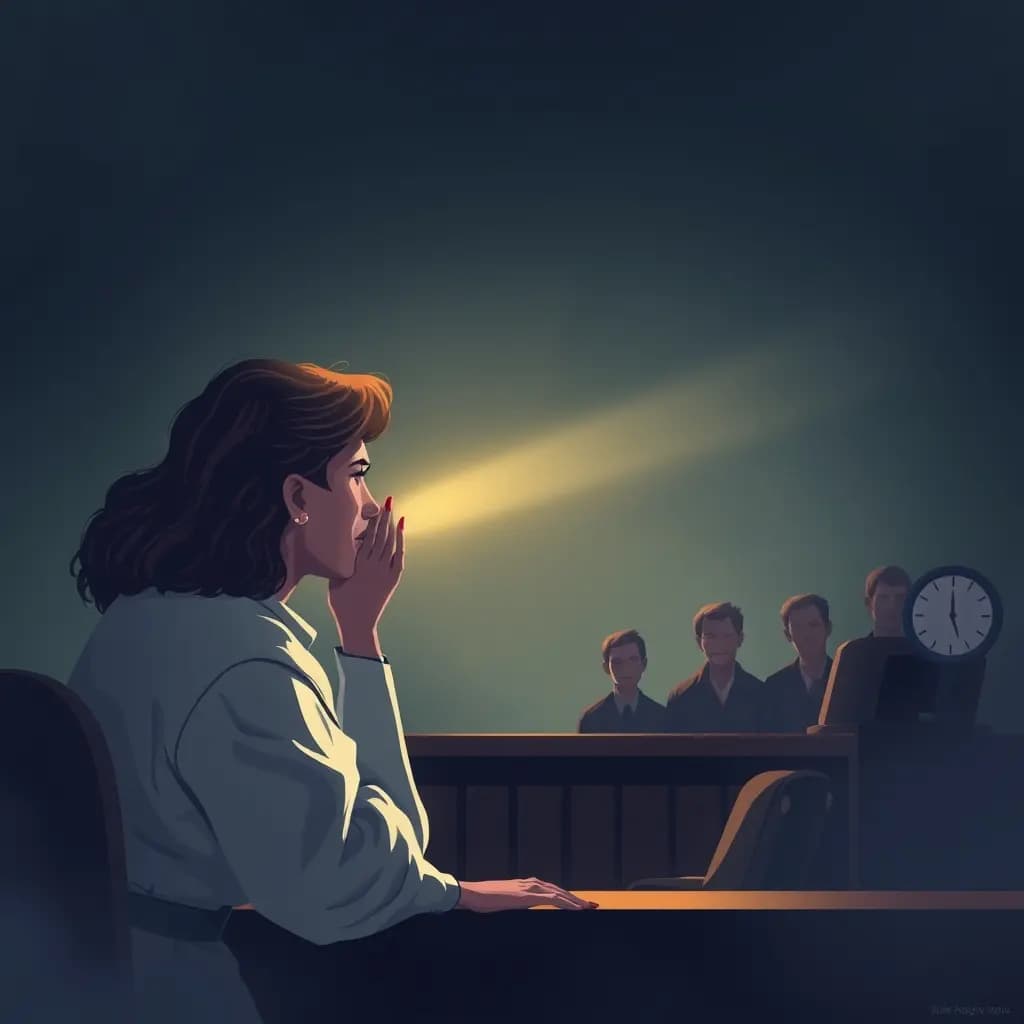 Dream illustration: Trial jury whispers to you