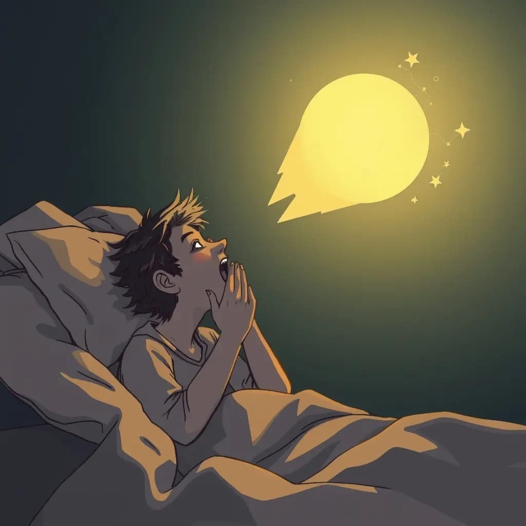 Dream illustration: Trying to shout with no sound