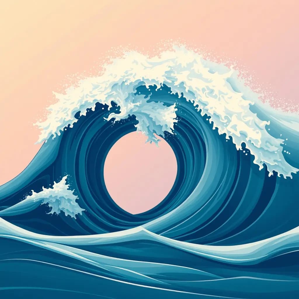 Dream illustration: Tsunami wave
