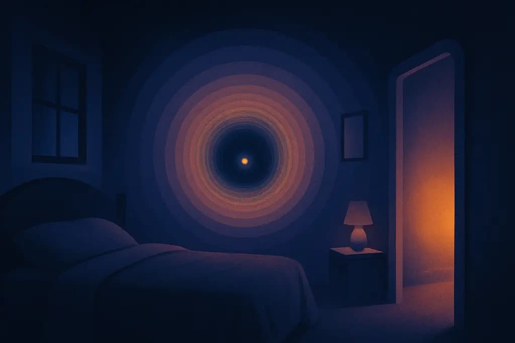 Dream illustration: tunnel vision in my house dream