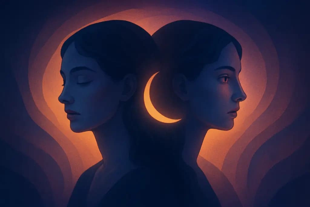 Dream illustration: Twin or doppelgänger