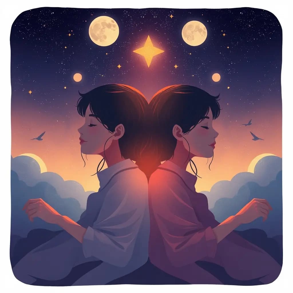 Dream illustration: Twin sibling