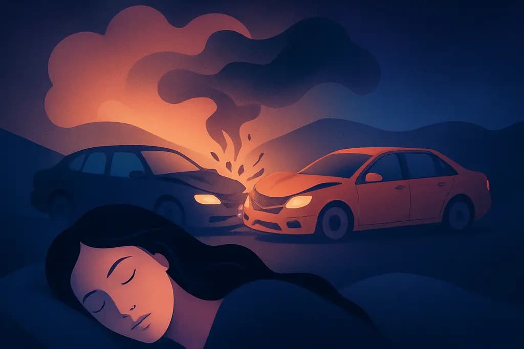Dream illustration: two car accidents dream