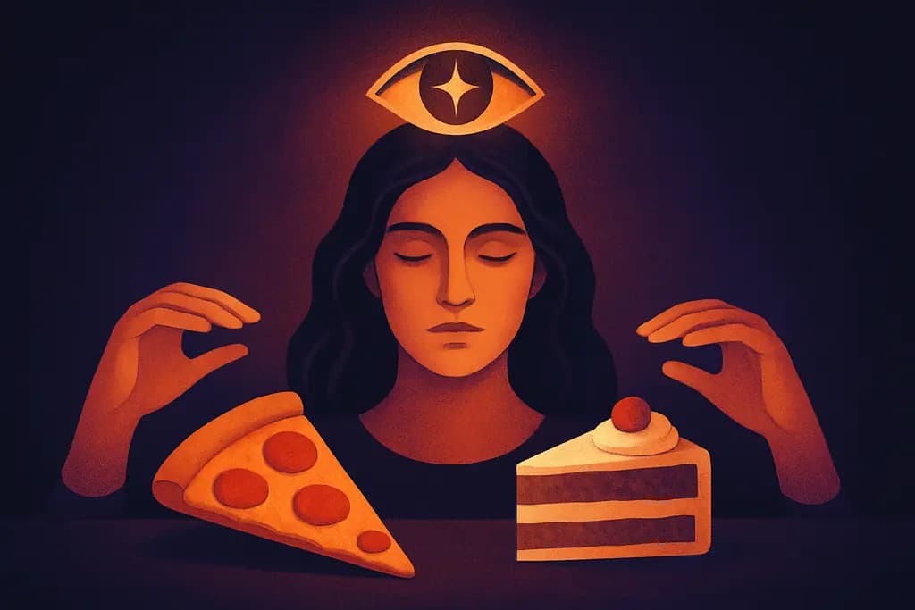 Dream illustration: two foods that taste like vivid memories