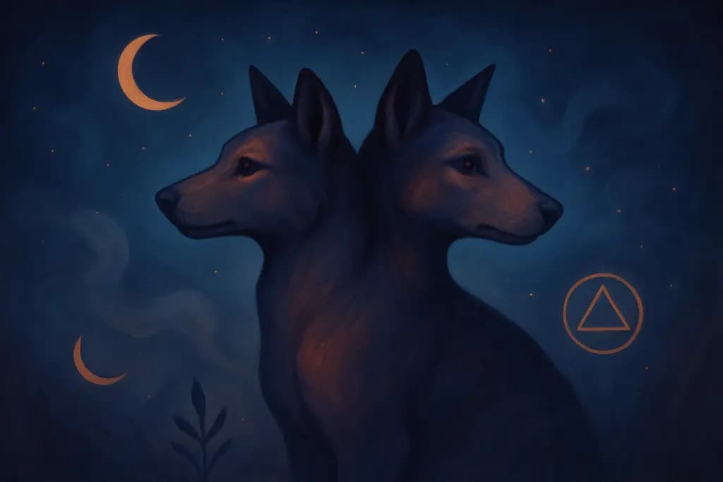 Dream illustration: Two-headed animal