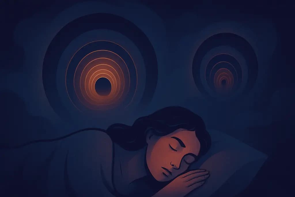 Dream illustration: two tunnel vision episodes in a dream