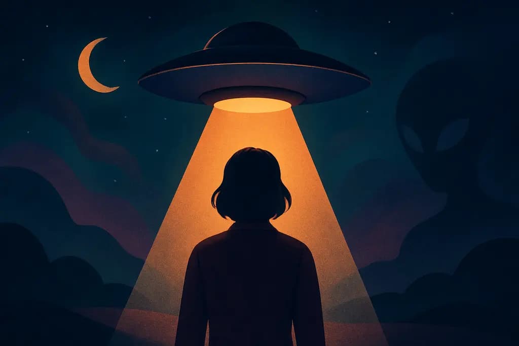 Dream illustration: UFO or Alien Encounter