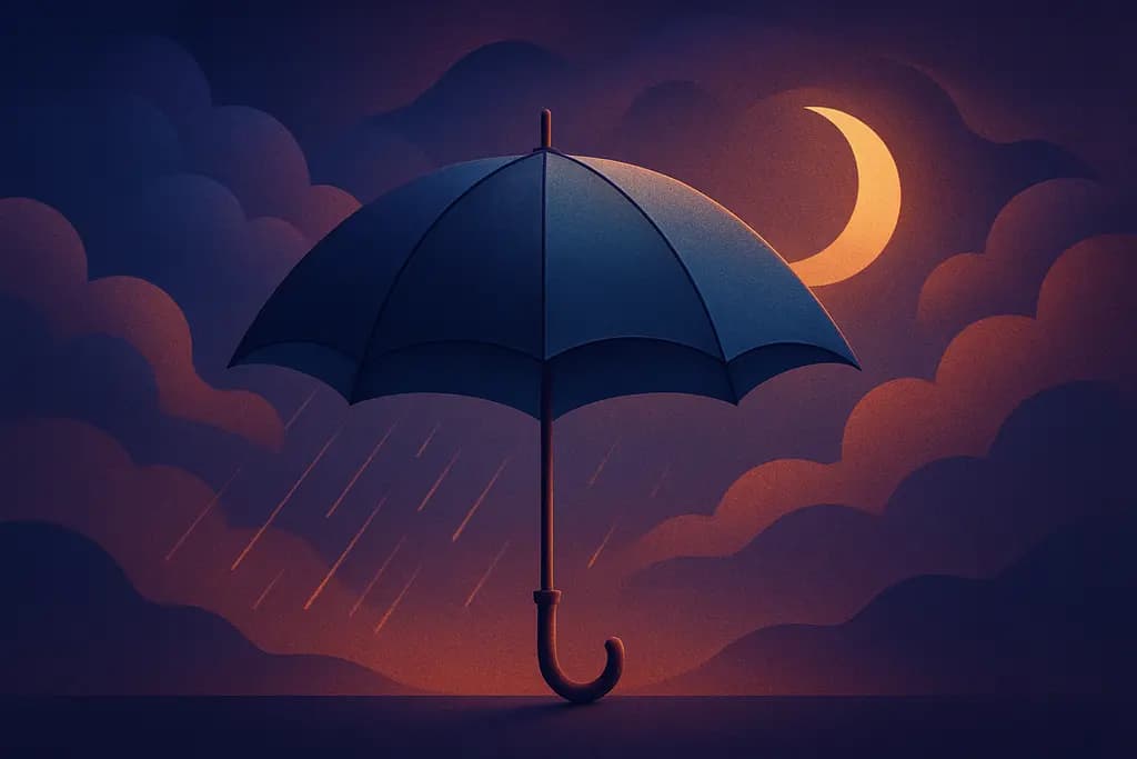 Dream illustration: Umbrella