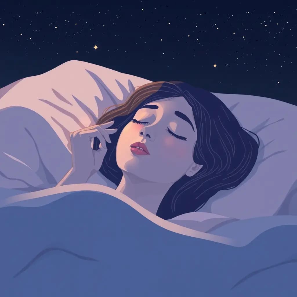 Dream illustration: Unable to close your eyes
