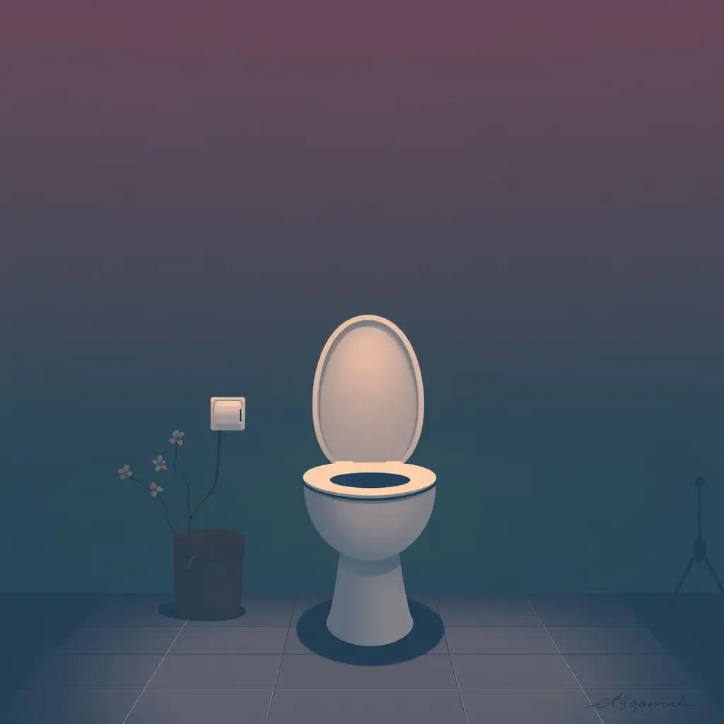 Dream illustration: Unable to Find a Toilet