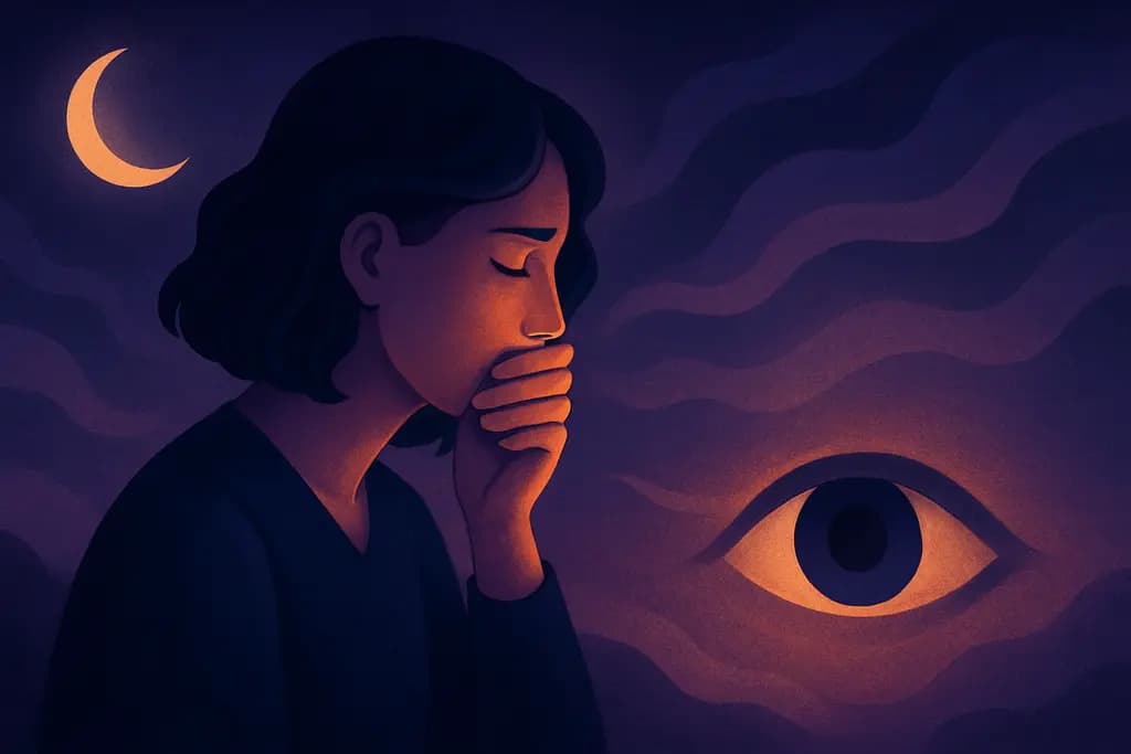 Dream illustration: Unable to make a sound