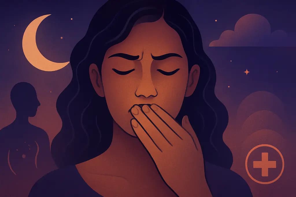 Dream illustration: Unable to open your mouth