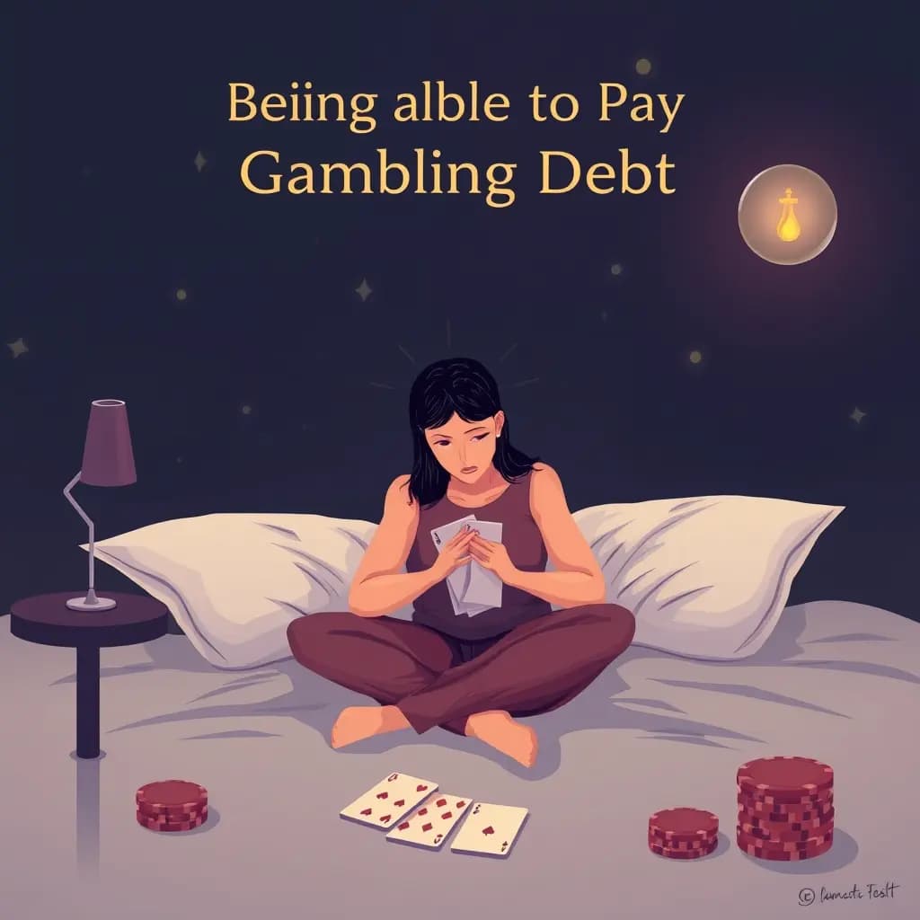 Dream illustration: Being Unable to Pay Gambling Debt